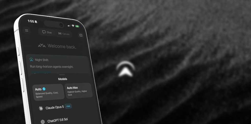 Mouse on a phone, Night Shift and the model picker